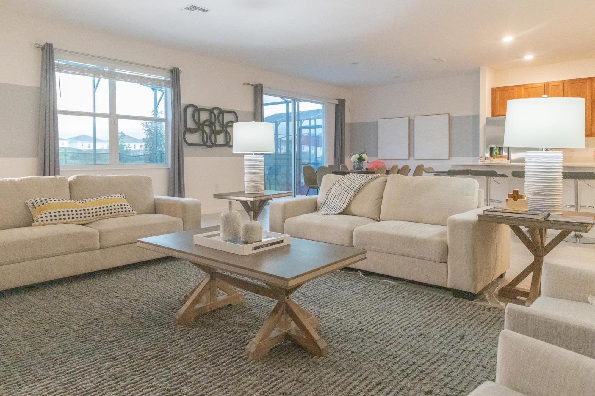 Waterfront Brand New Modern Luxury 8 Bedroom Pool House! Sleeps 16 Kissimmee Bagian luar foto
